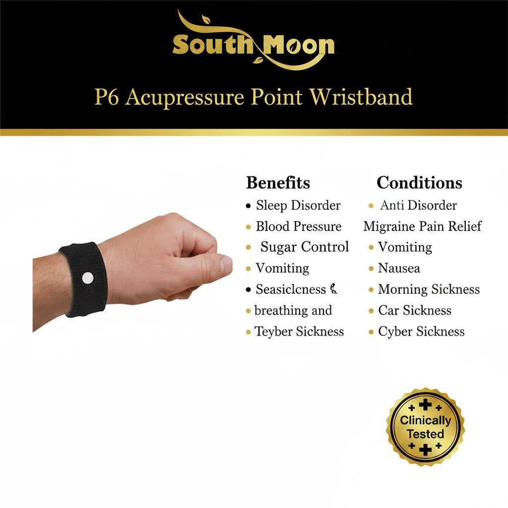 🌙 South Moon P6 Acupressure Wristband