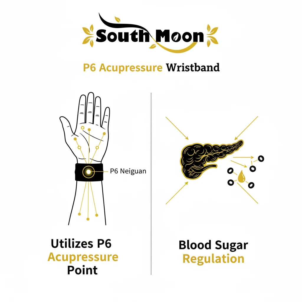 🌙 South Moon P6 Acupressure Wristband